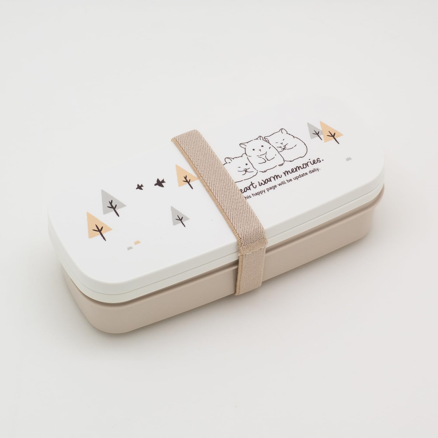 Amazon｜オーエスケー ランチボックス二段（仕切付） ハムスター PW